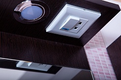 Бриклаер Мебель для ванной Чили 70 венге – фотография-14